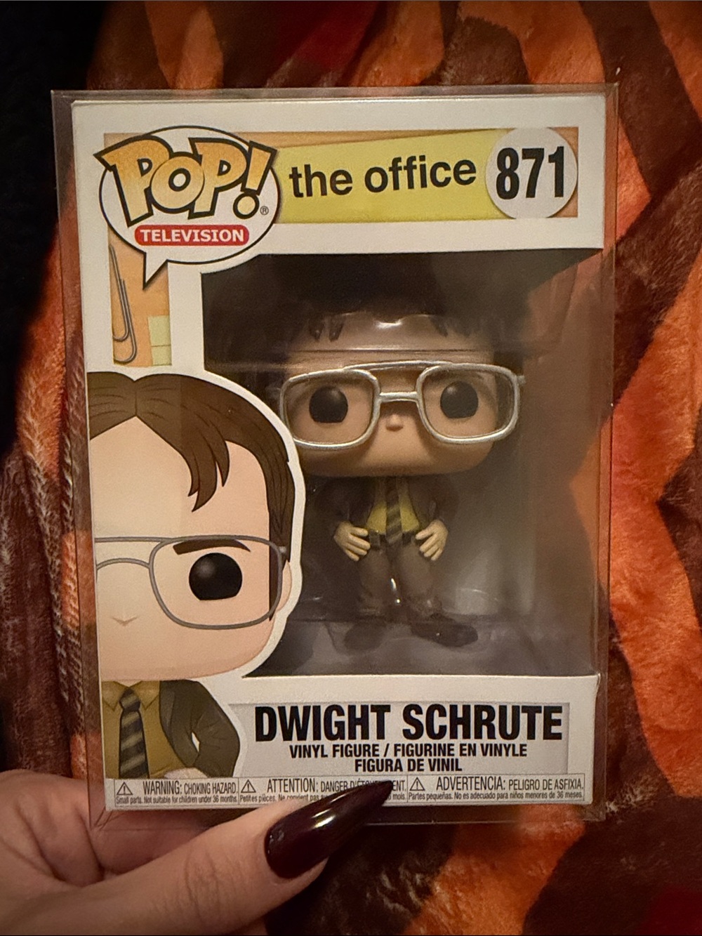 Funko Dwight Schrute Pop! Vinyl Figure – Yellow, Brown, Gray